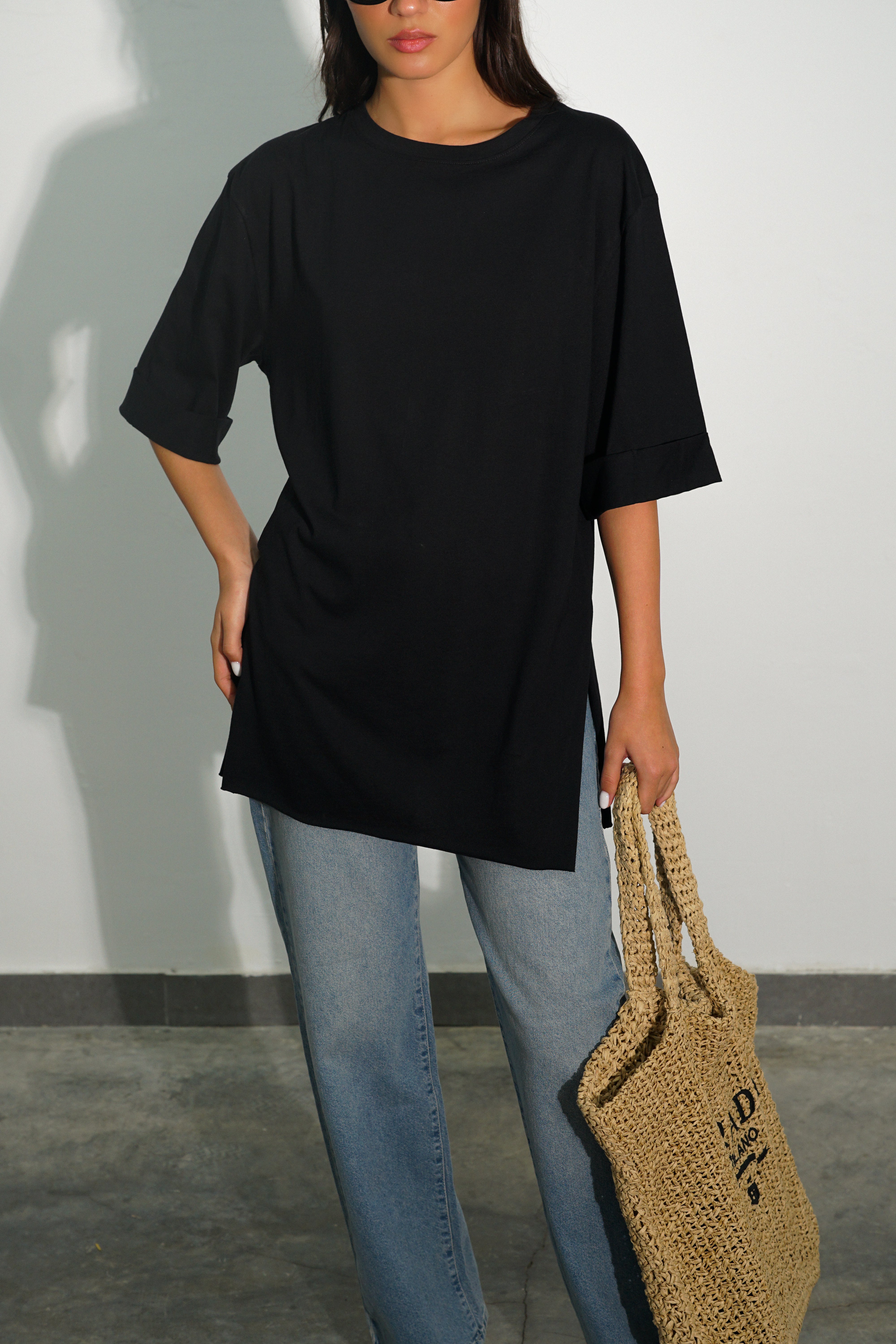 חולצת מייגן-שחור