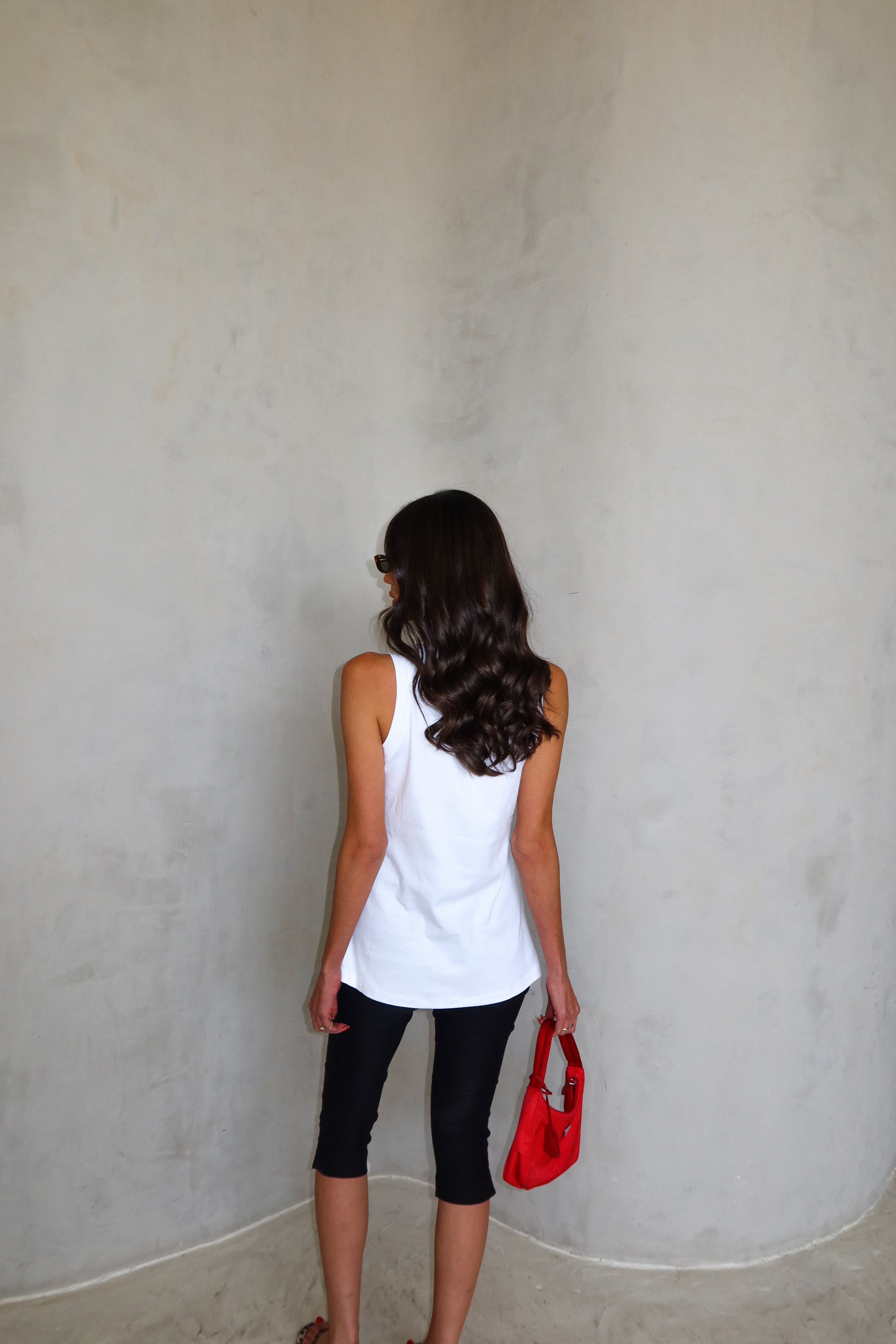 גופיית קילי - לבן