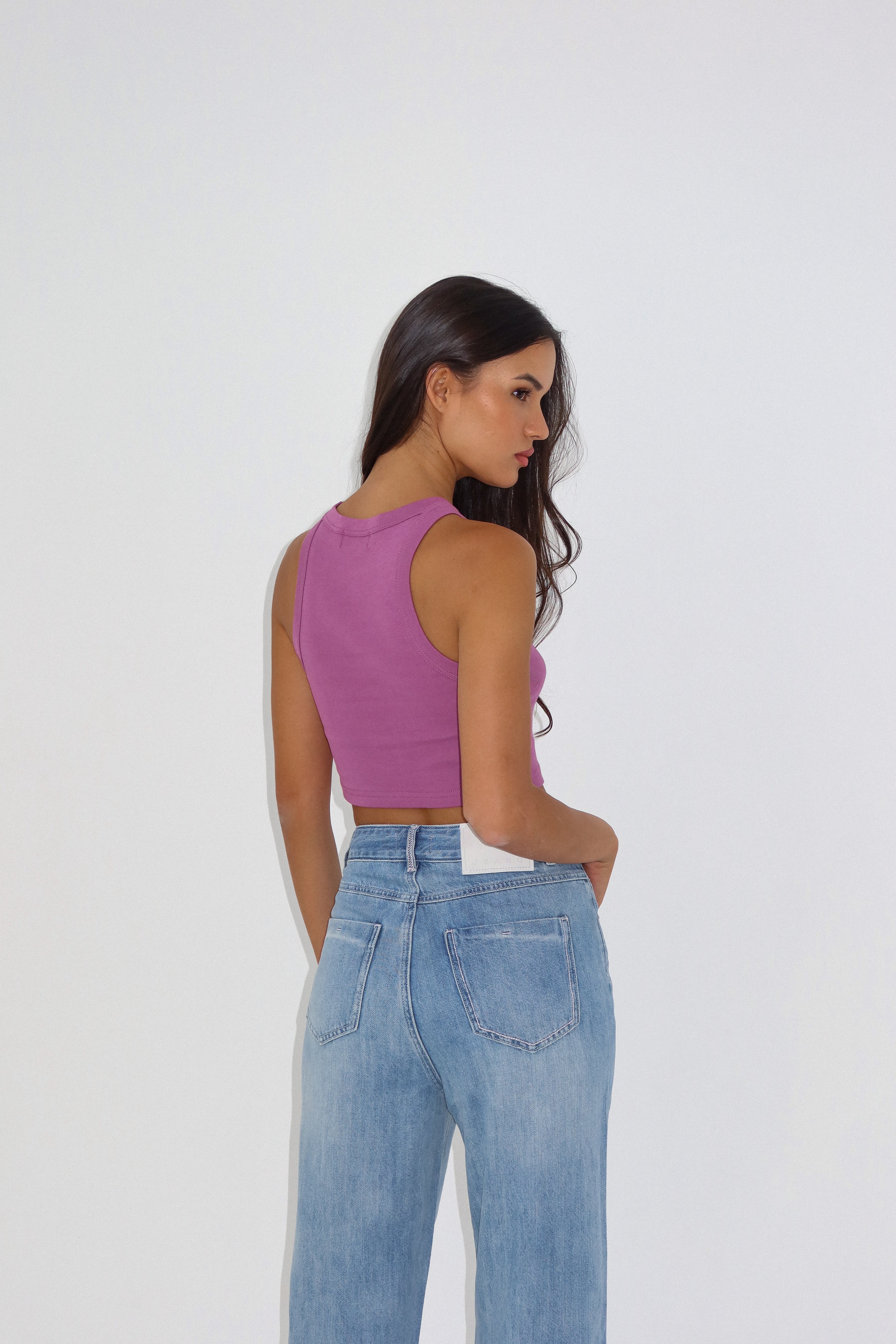 גופיית טופ סי - סגול