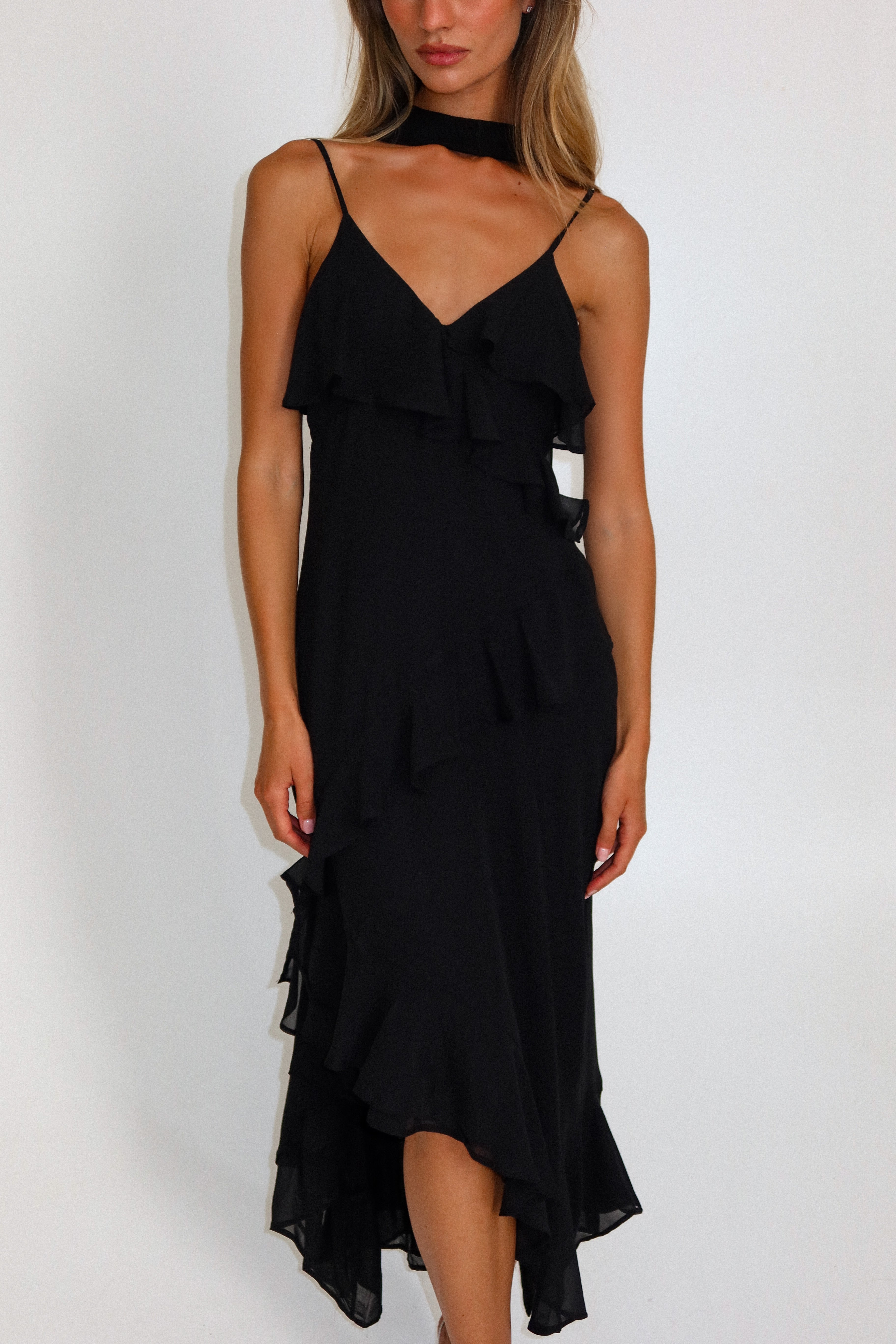 שמלת פלאם-שחור