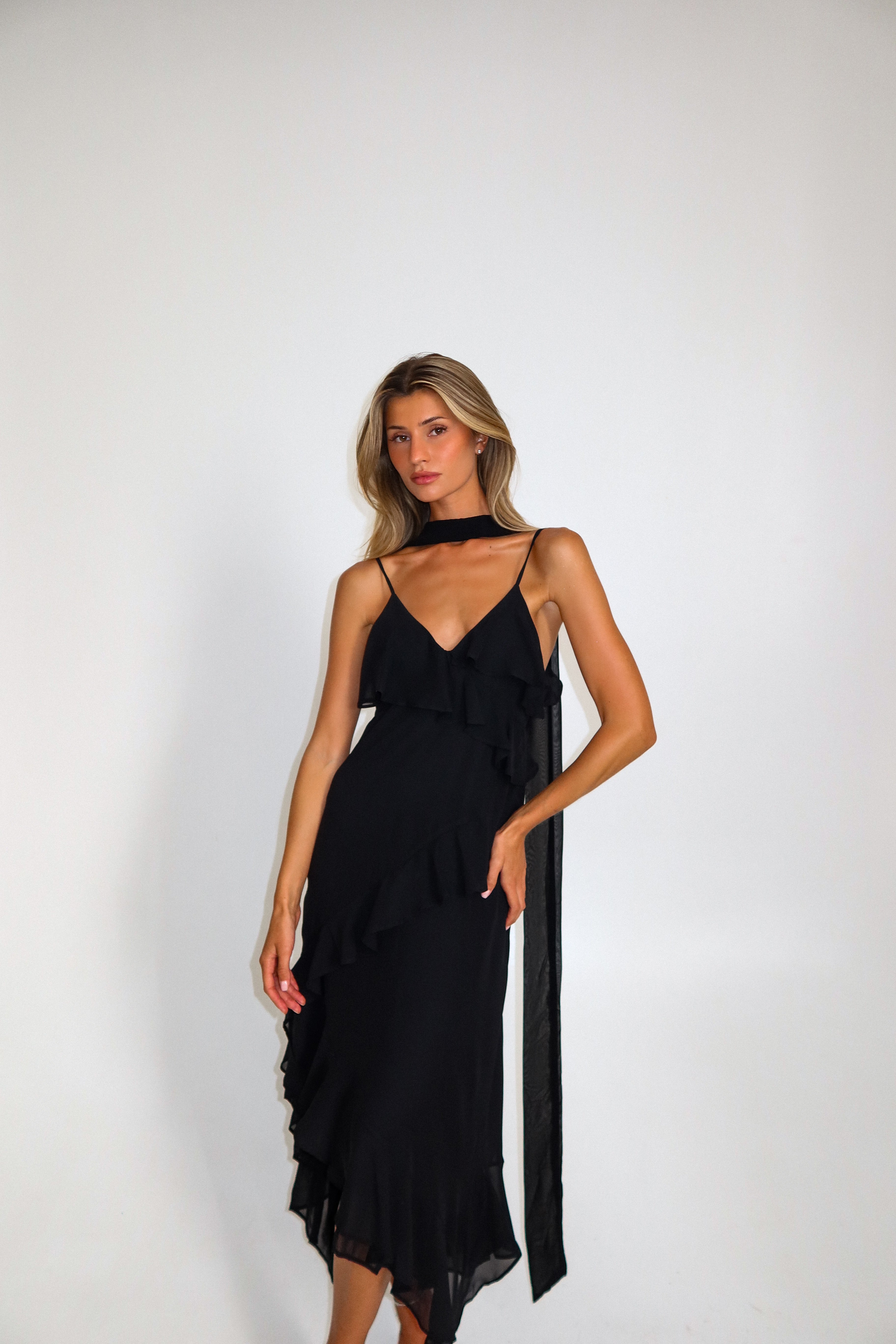 שמלת פלאם-שחור