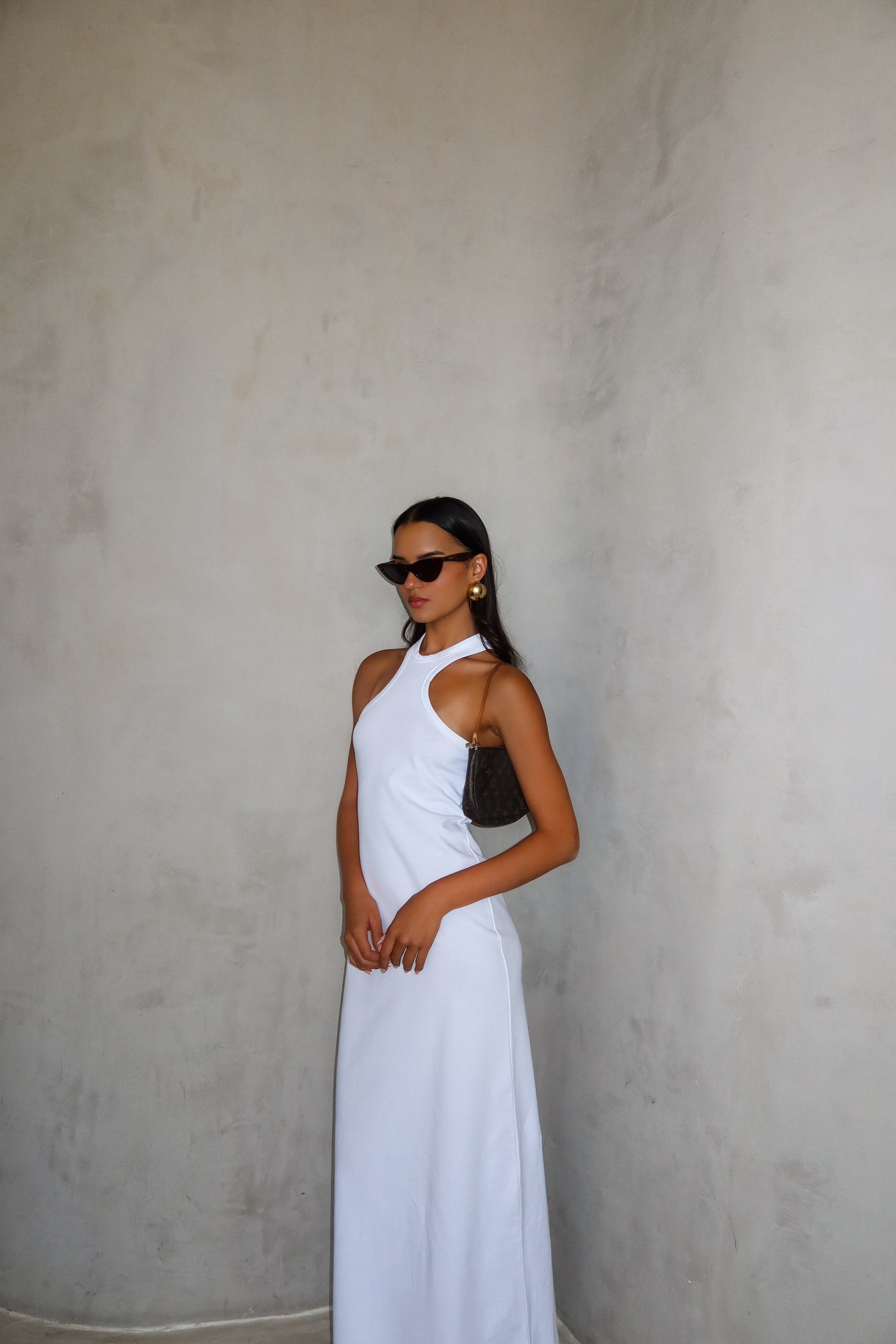 שמלת נינה - לבן