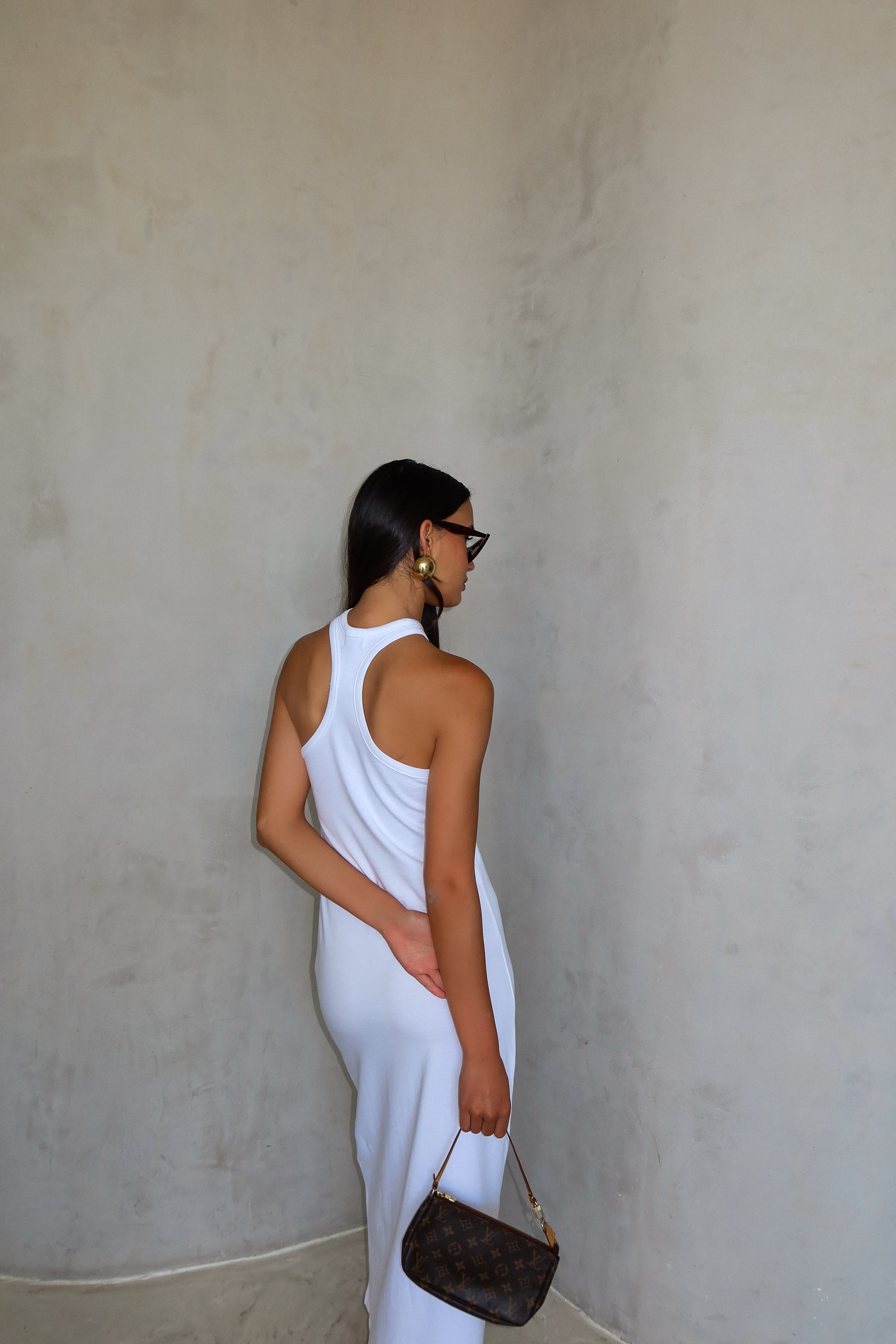 שמלת נינה - לבן