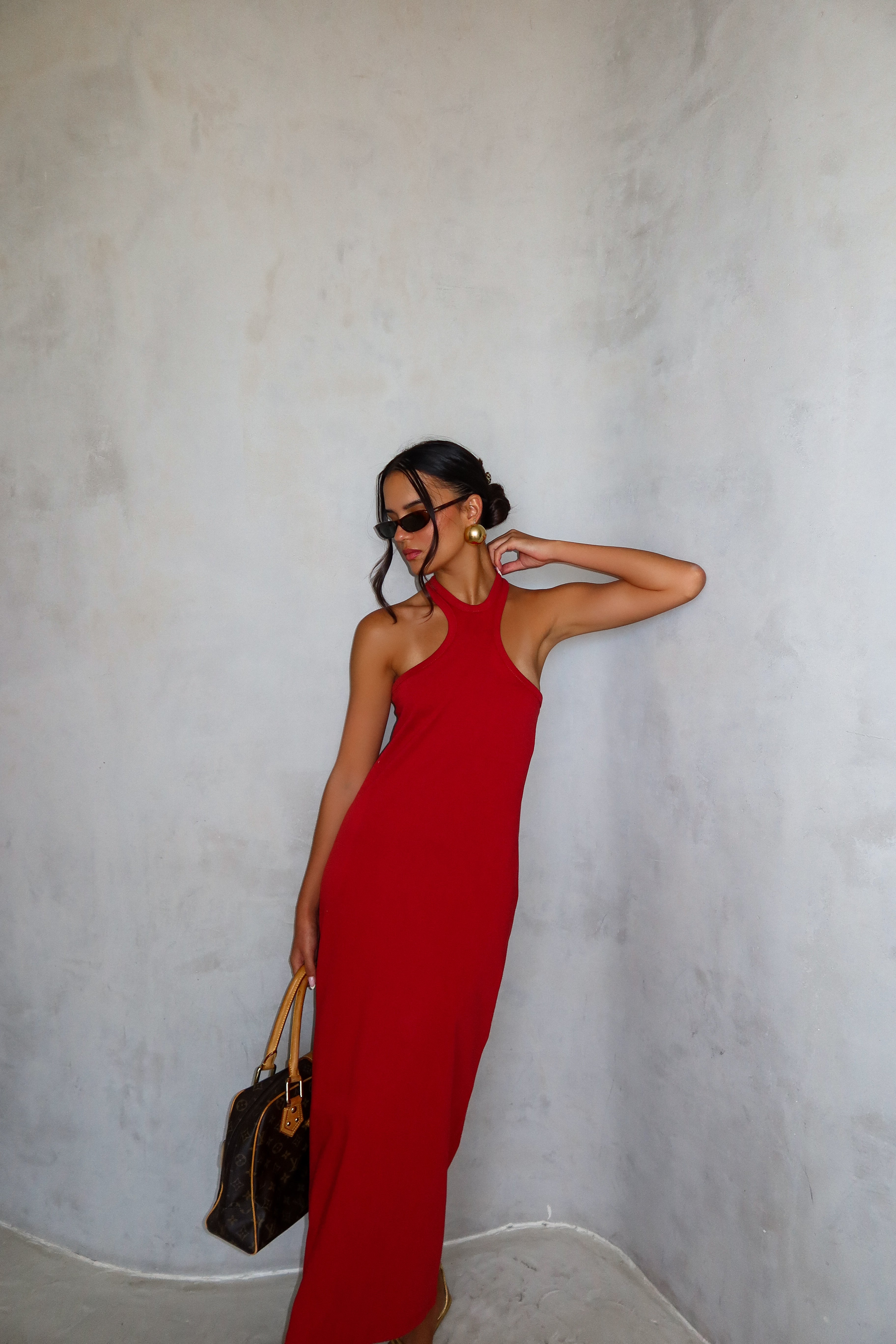 שמלת נינה - אדום