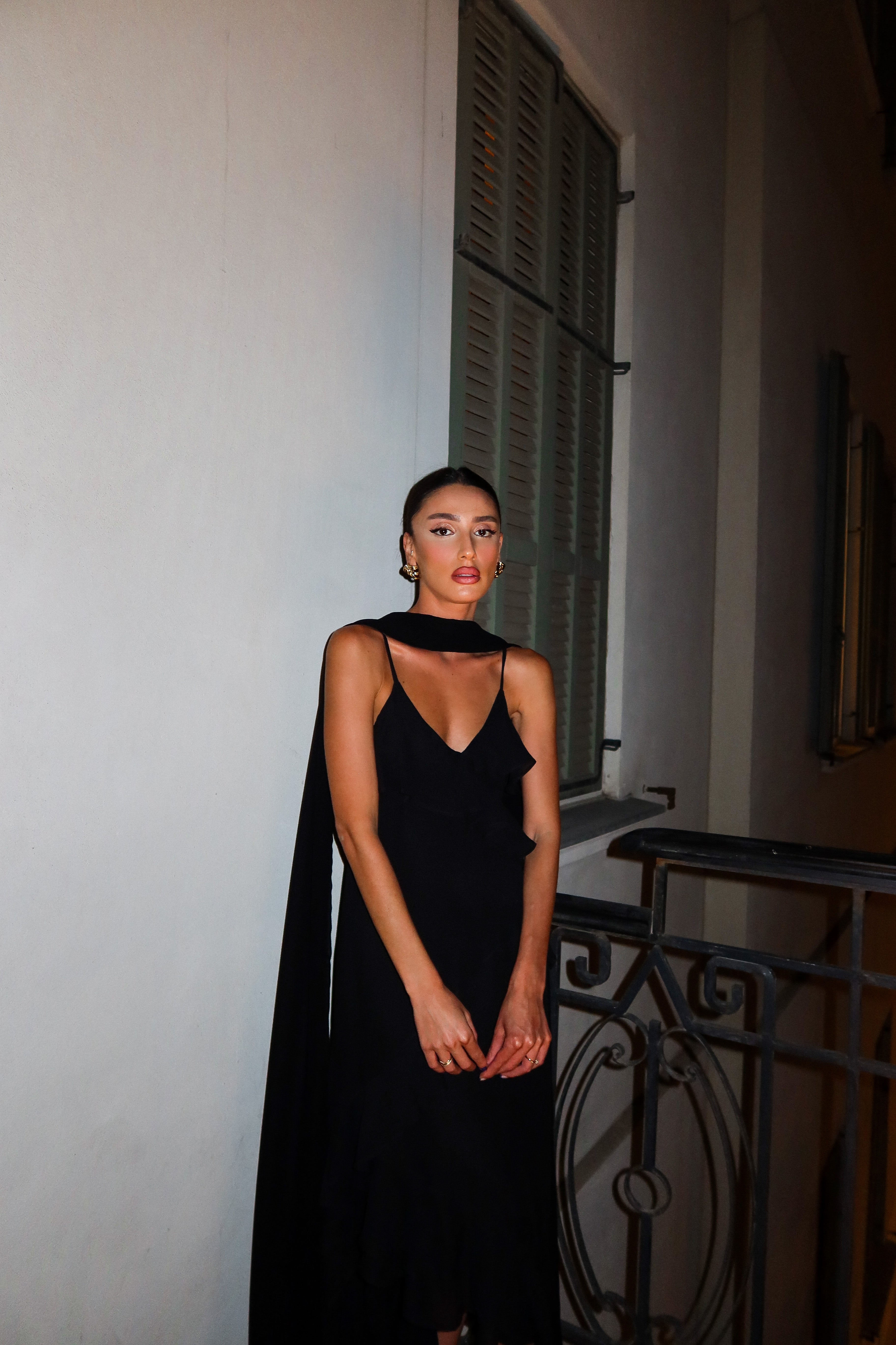 שמלת פלאם-שחור