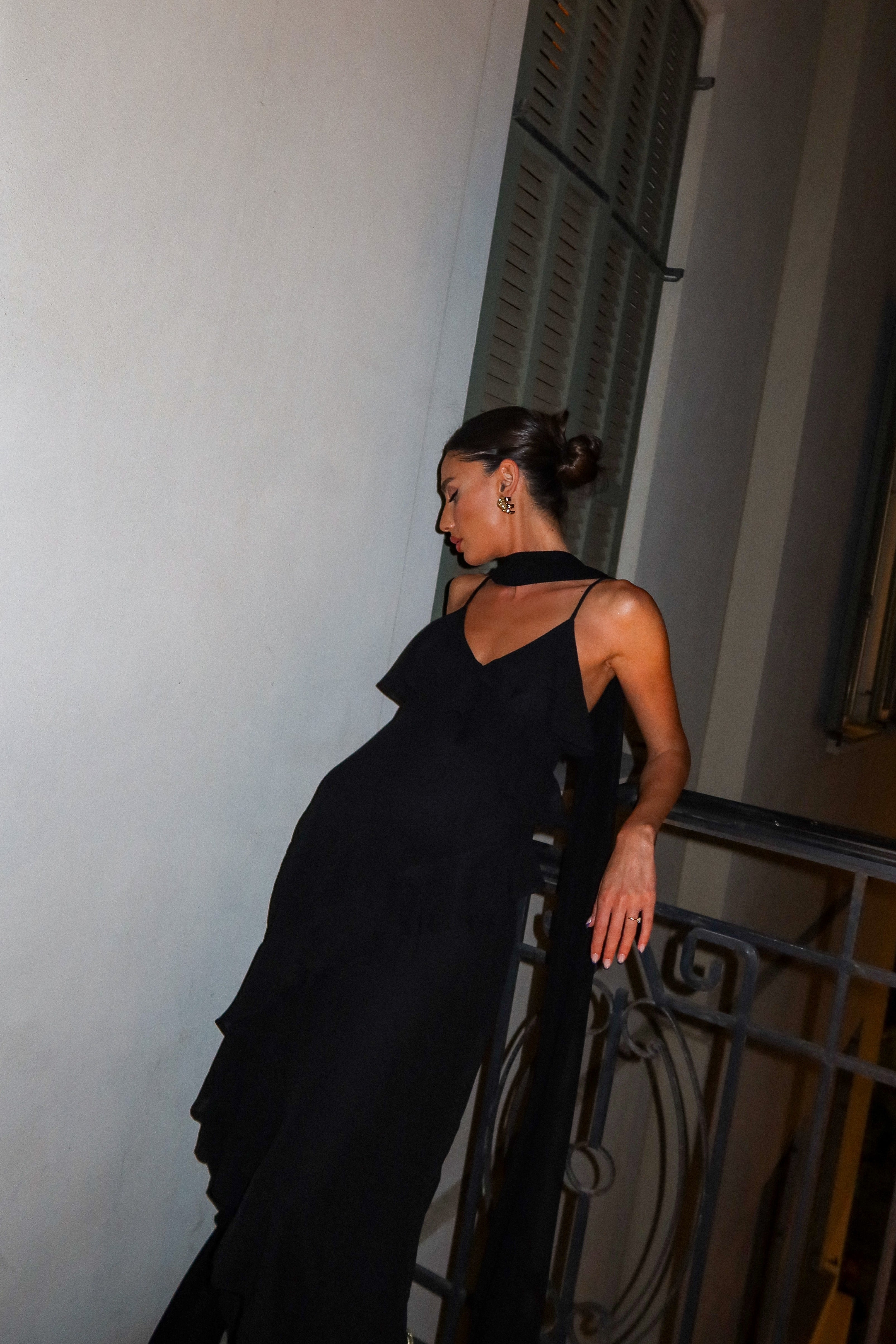 שמלת פלאם-שחור