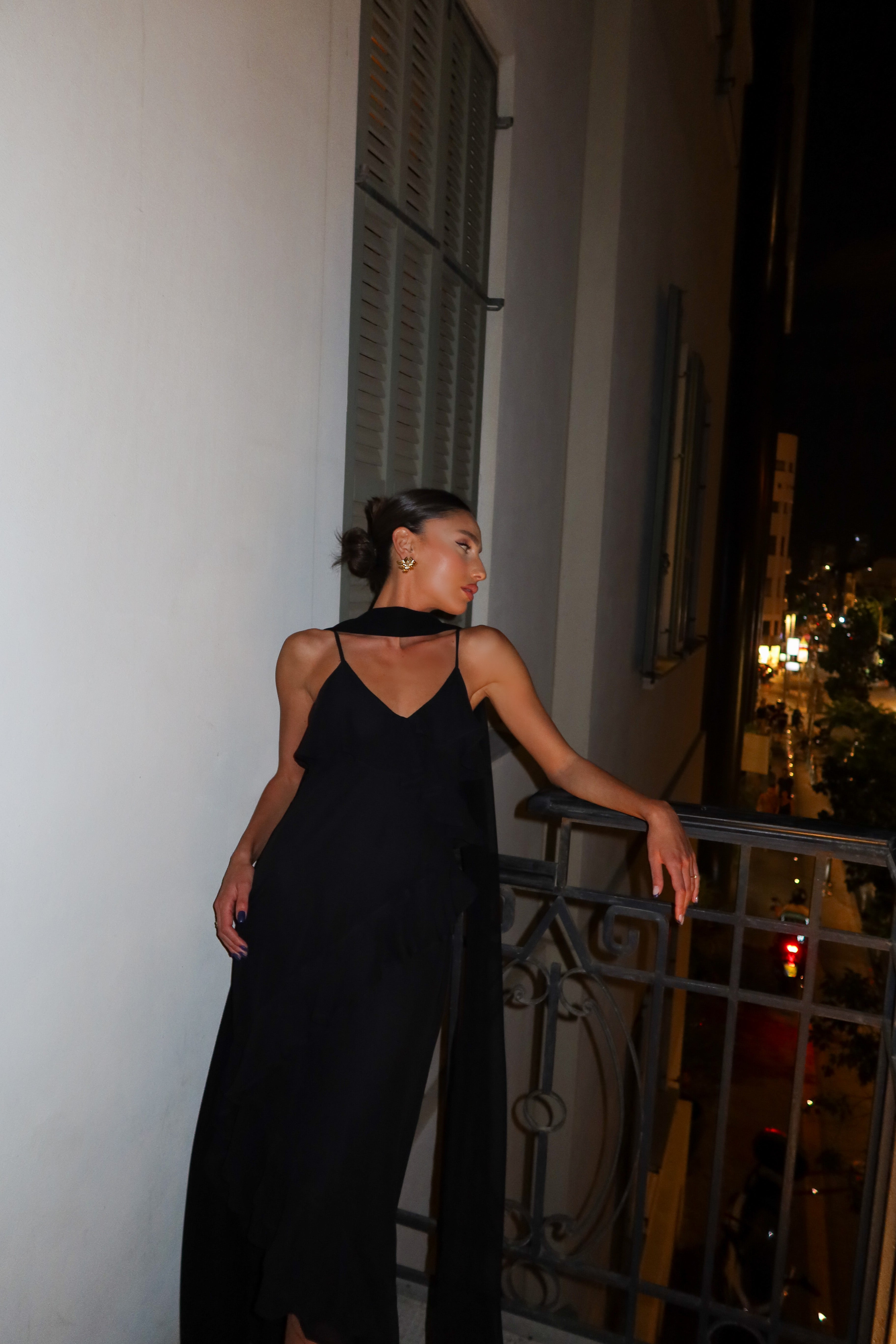 שמלת פלאם-שחור