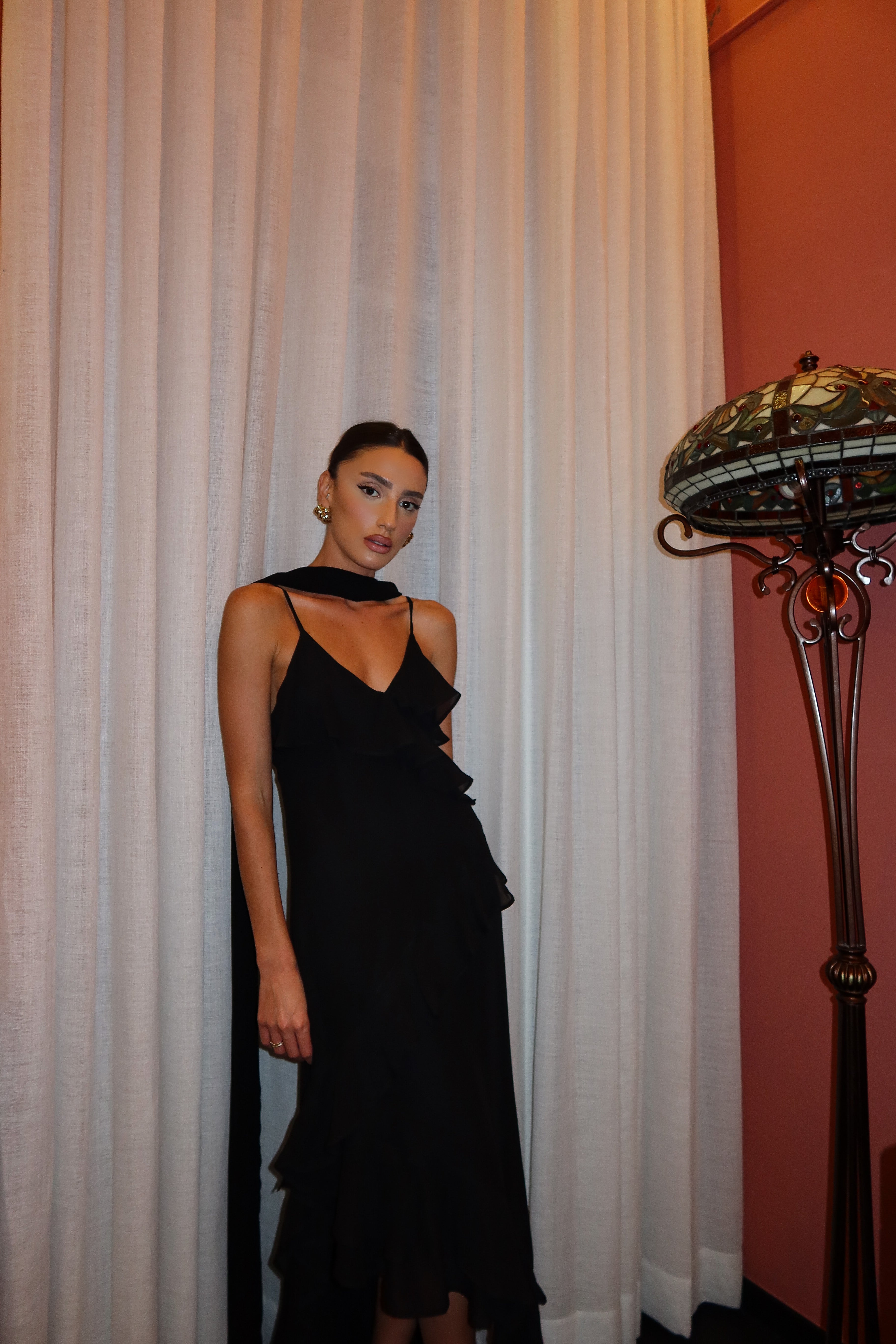 שמלת פלאם-שחור