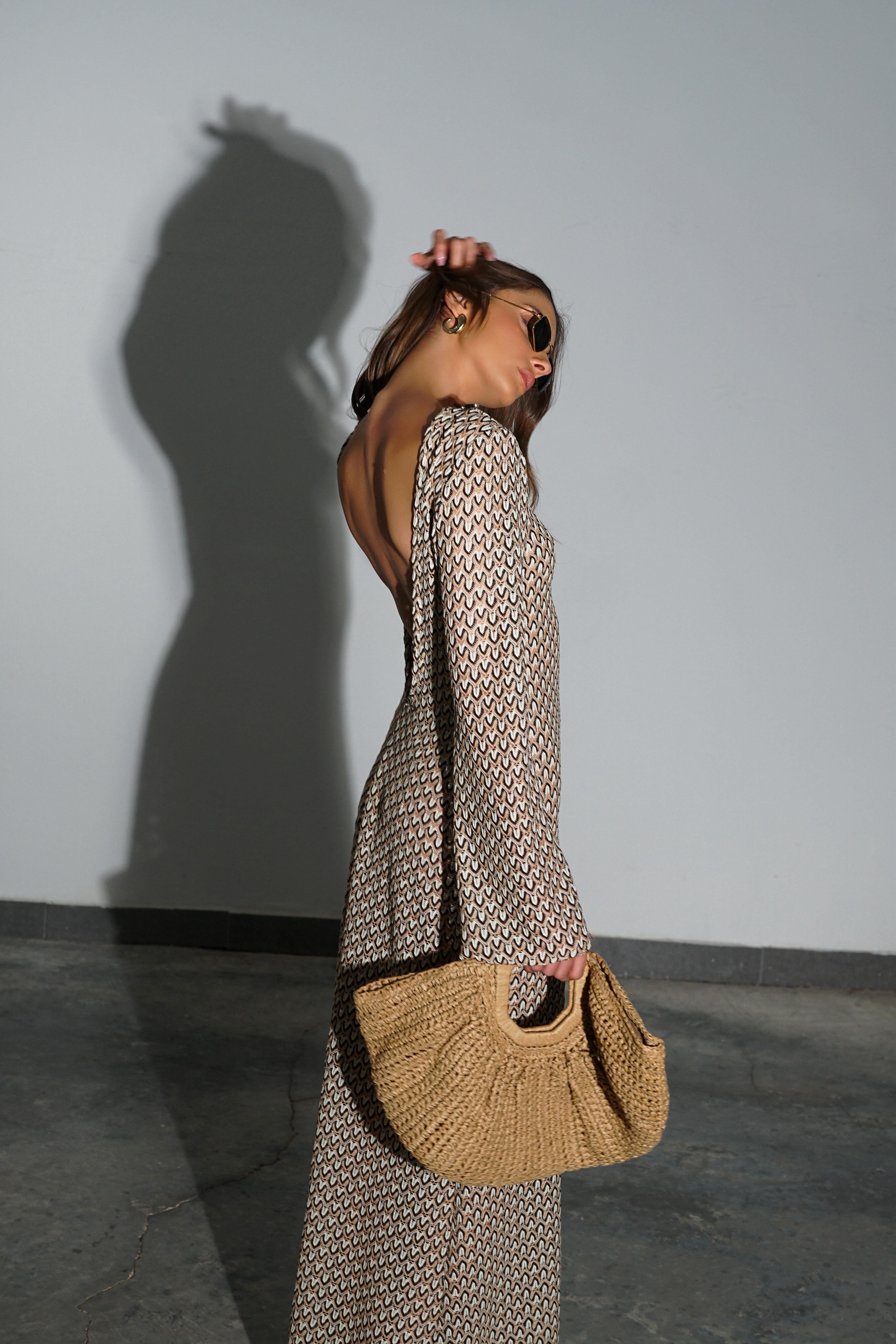 שמלת טומזו-חום