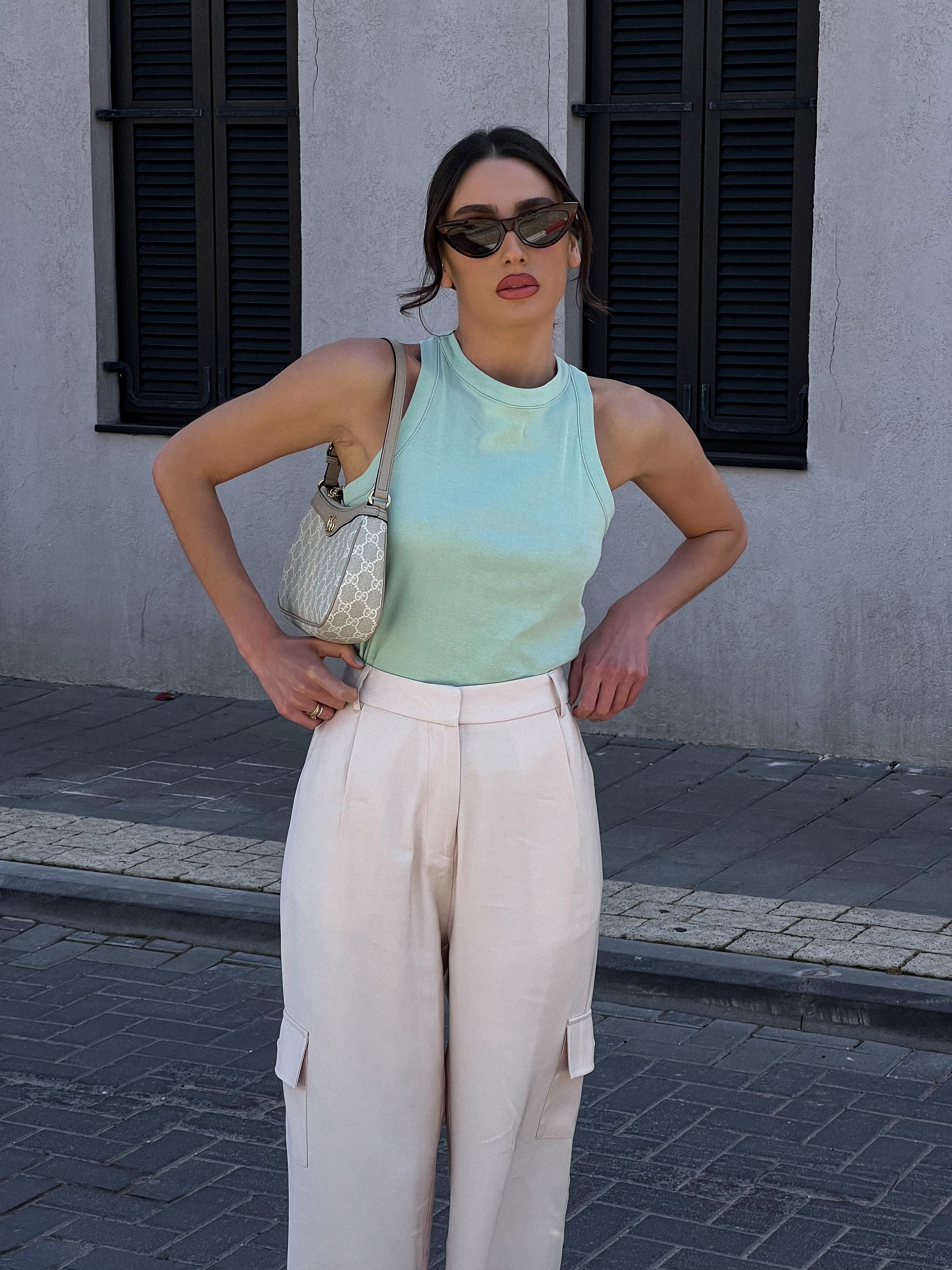 גופיית בייסיק 2115 -ירוק